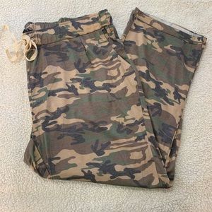 Camo Capri Pants